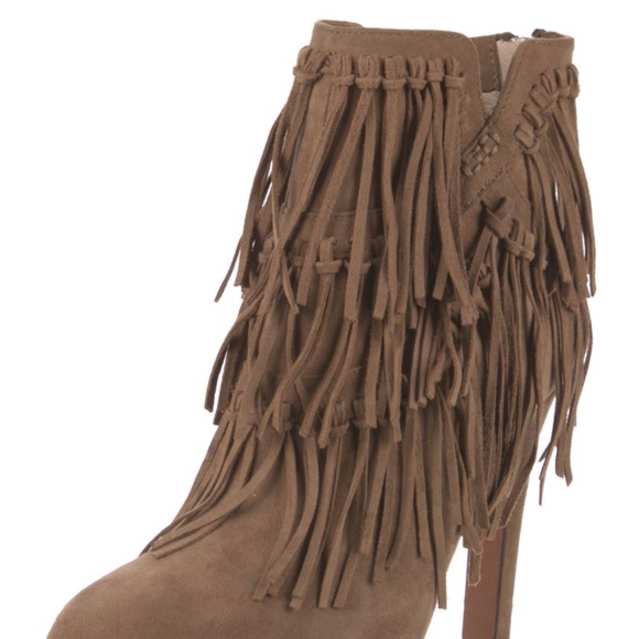 EUC Jean-Michel Cazabat Suede Fringe Boots - Picture 6 of 7